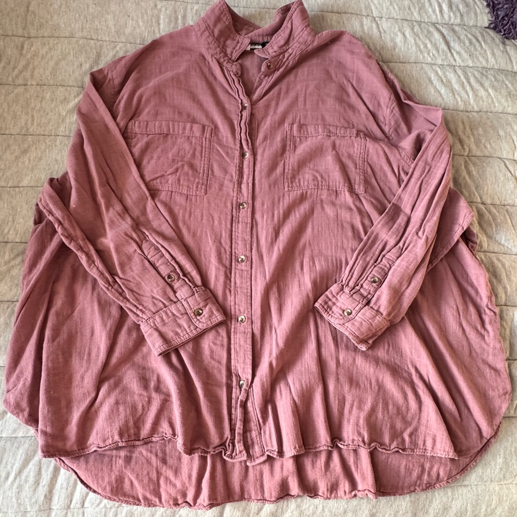 Sonoma Mauve Textured Shirt